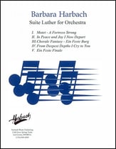 Suite Luther for Orchestra Orchestra sheet music cover